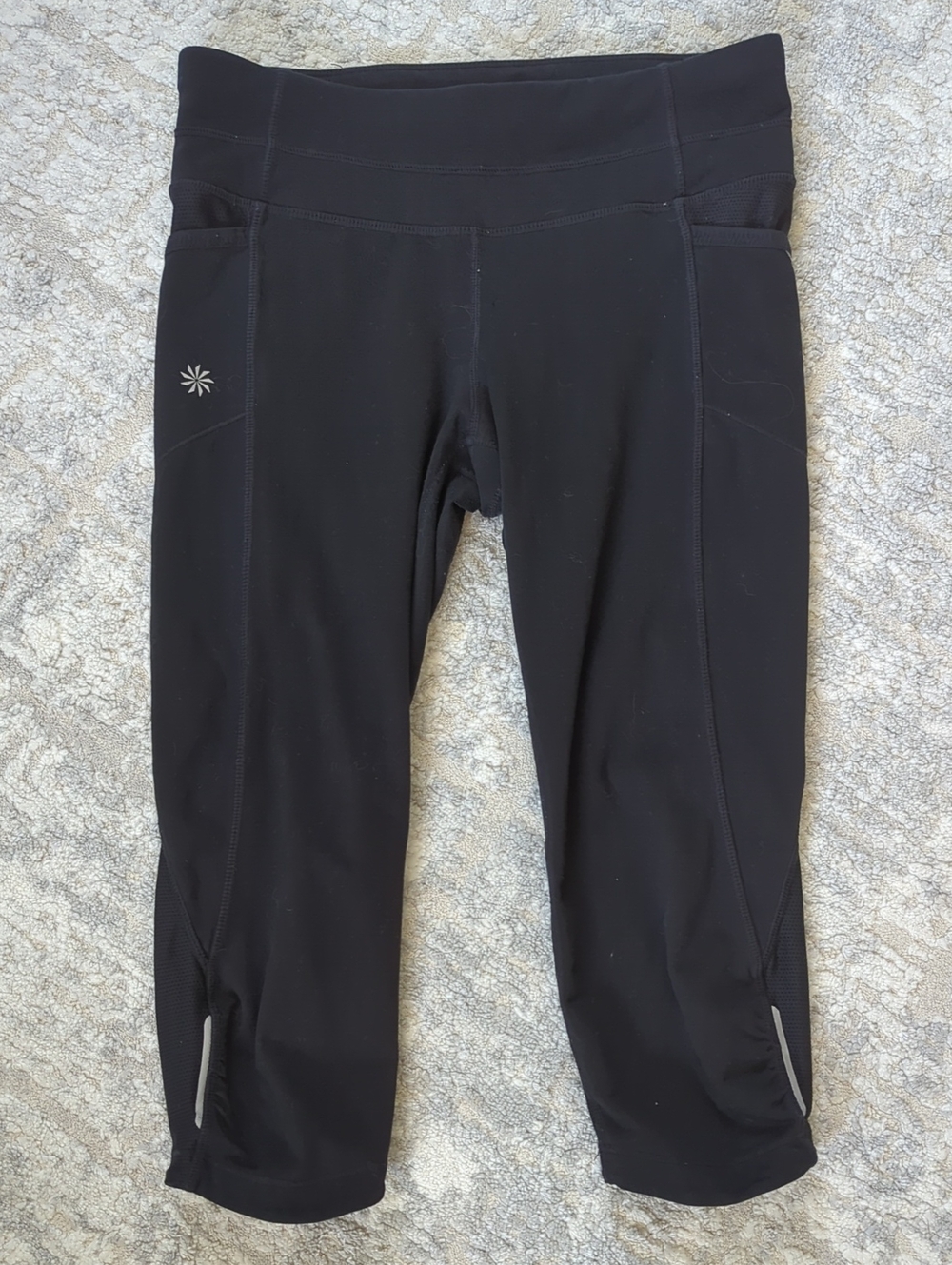 Athleta Black Capri Leggings Size XS